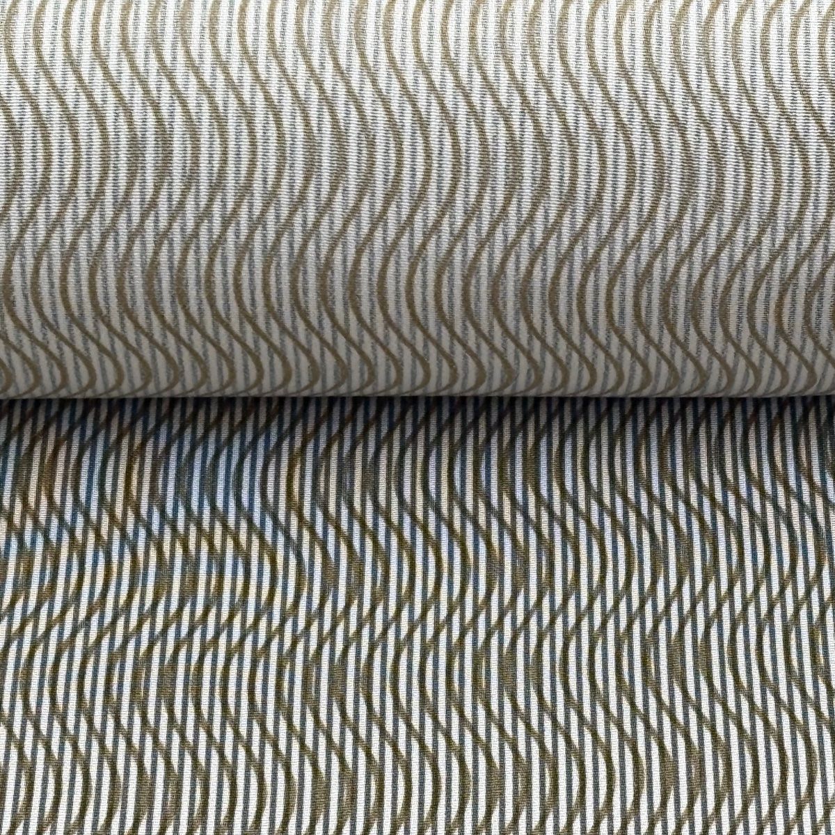 反物 秀品 小紋 幾何学 茶緑色 正絹 【中古】 - メルカリ