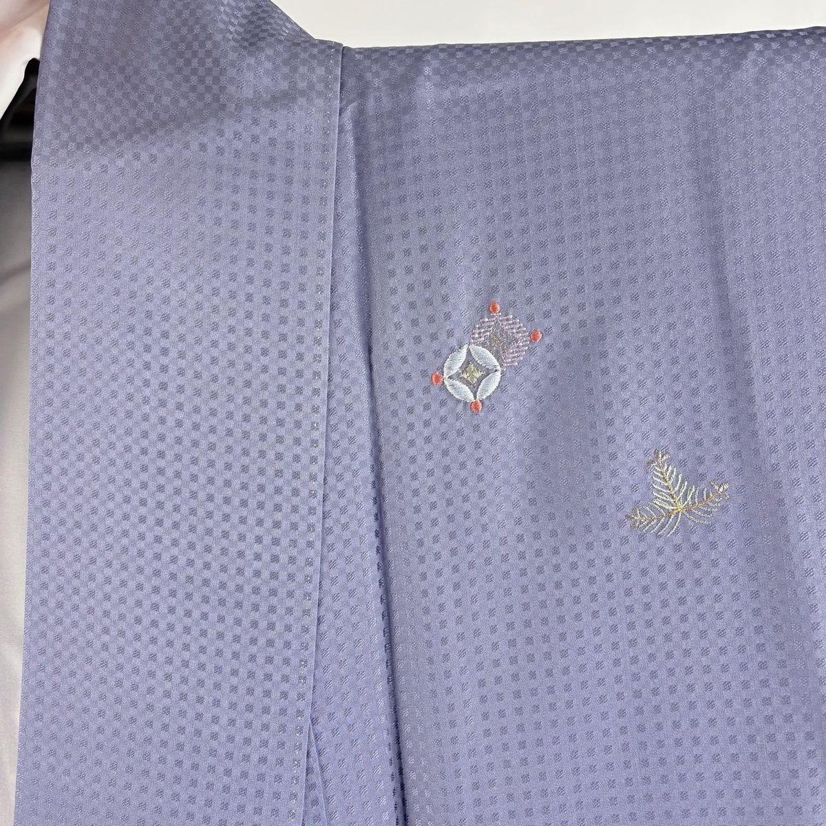 付下げ 身丈159cm 裄丈65cm M 袷 袋帯セット 宝尽くし 笠松 金銀糸