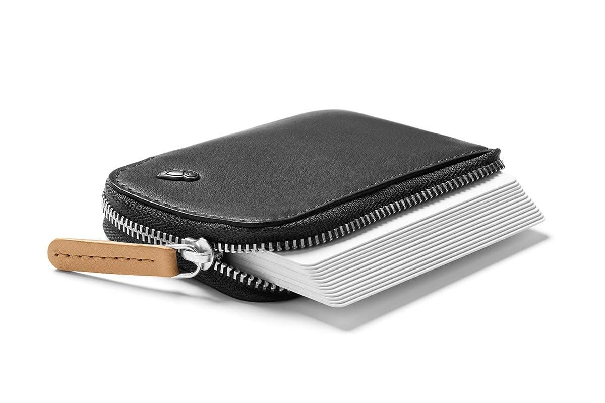 数量 Bellroy Leather Card Pocket Wallet カード までと紙幣 - CharcoalCobalt