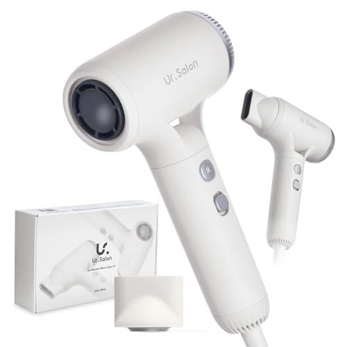 ドライヤー 大風量 速乾 マイナスイオン 超軽量×パワフル風量 小型 軽量 コンパクト 日本メーカー シンプル操作 持ち運び 静電気除去 1200 W 風量2段階 温度3段階 PSE認証 a.ストレートタイプ