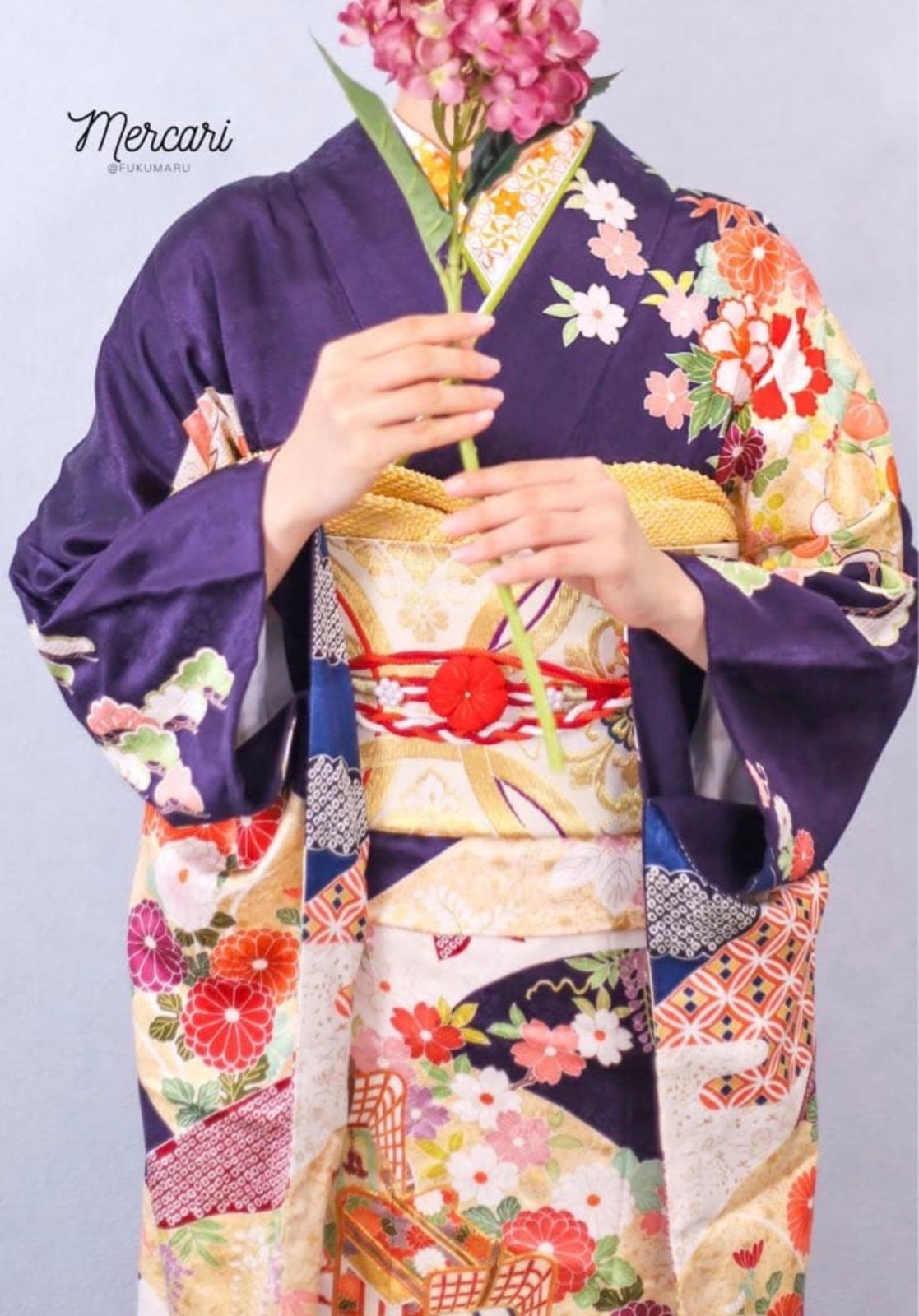 吉澤友禅　西陣織大光　振袖　フルセット　赤 吉澤友禅 西陣織大光 振袖 フルセット 赤