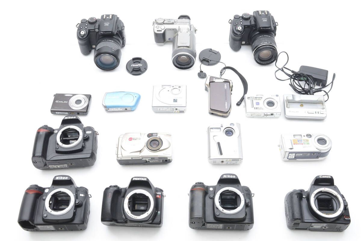 ☆訳あり大特価☆Canon/CASIO/SONY/ Nikon/FUJIFLIM等 コンデジ 一眼