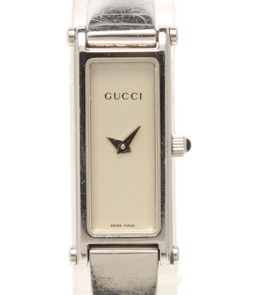 グッチ 腕時計 1500L クオーツ シルバー レディース GUCCI オファー