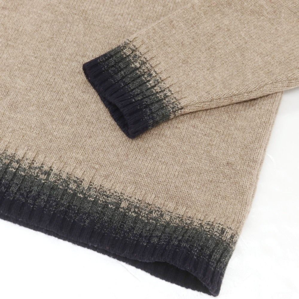メンズ 【】ザノーネ ZANONE ウール Vネック プルオーバーニット