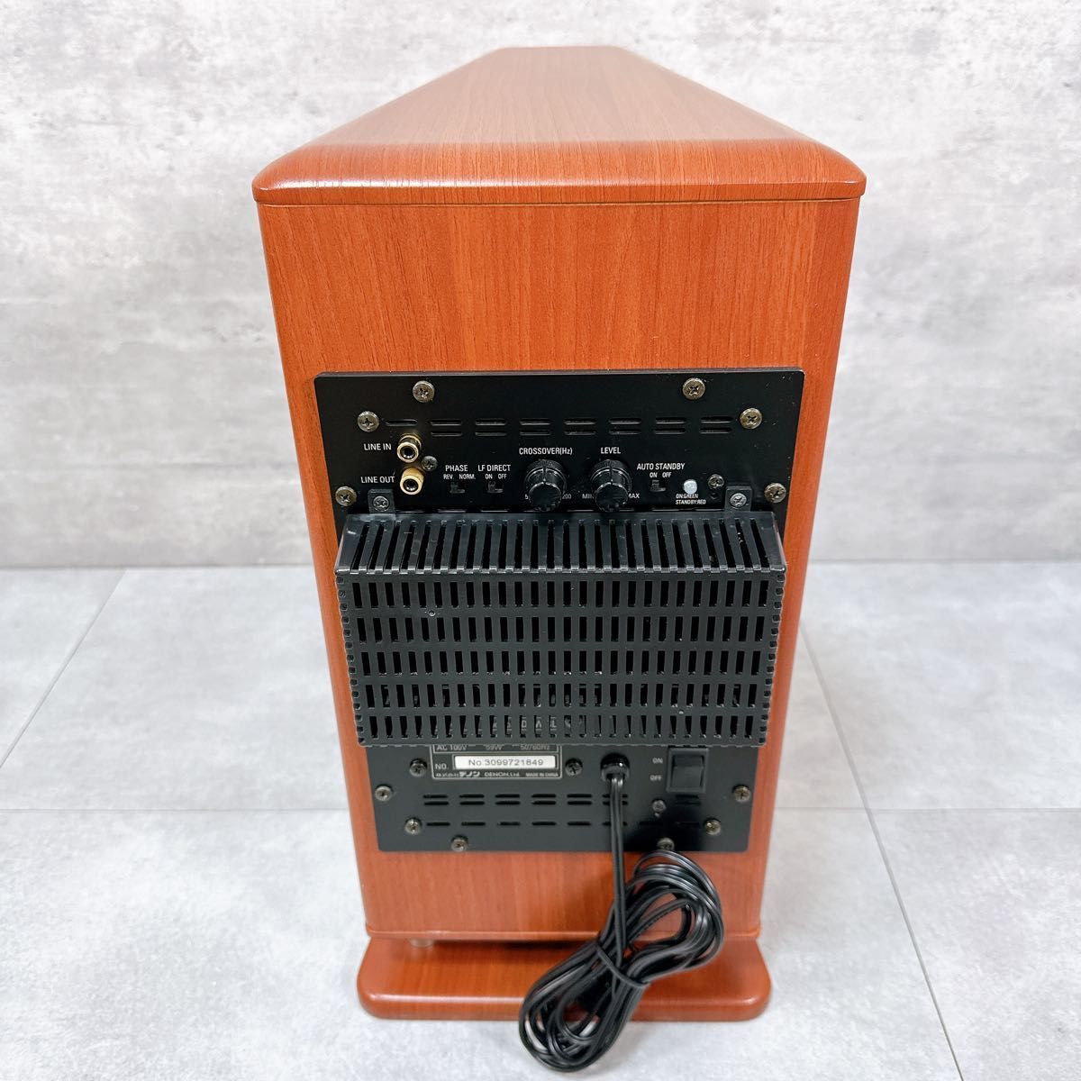 DENON デノン DSW-3L アンプ内蔵サブウーファー サブウーハー スーパー