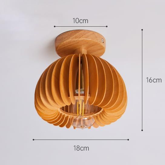 F 天井照明 和風照明 レトロ 木製 吊り下げ 照明器具 YK F 天井照明