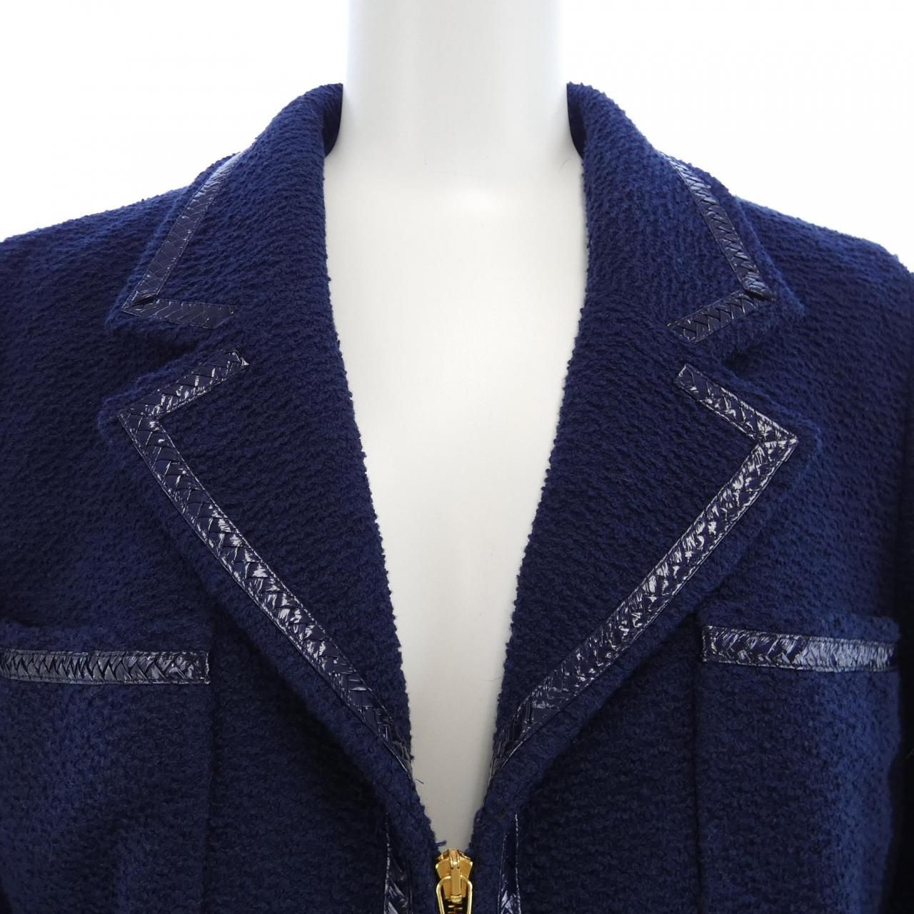 y*o様 シャネル　ビンテージ　ジャケット　シャツジャケット　44 CHANEL - 美品 希少品 CHANEL シャネル ヴィンテージ 04P ココマーク