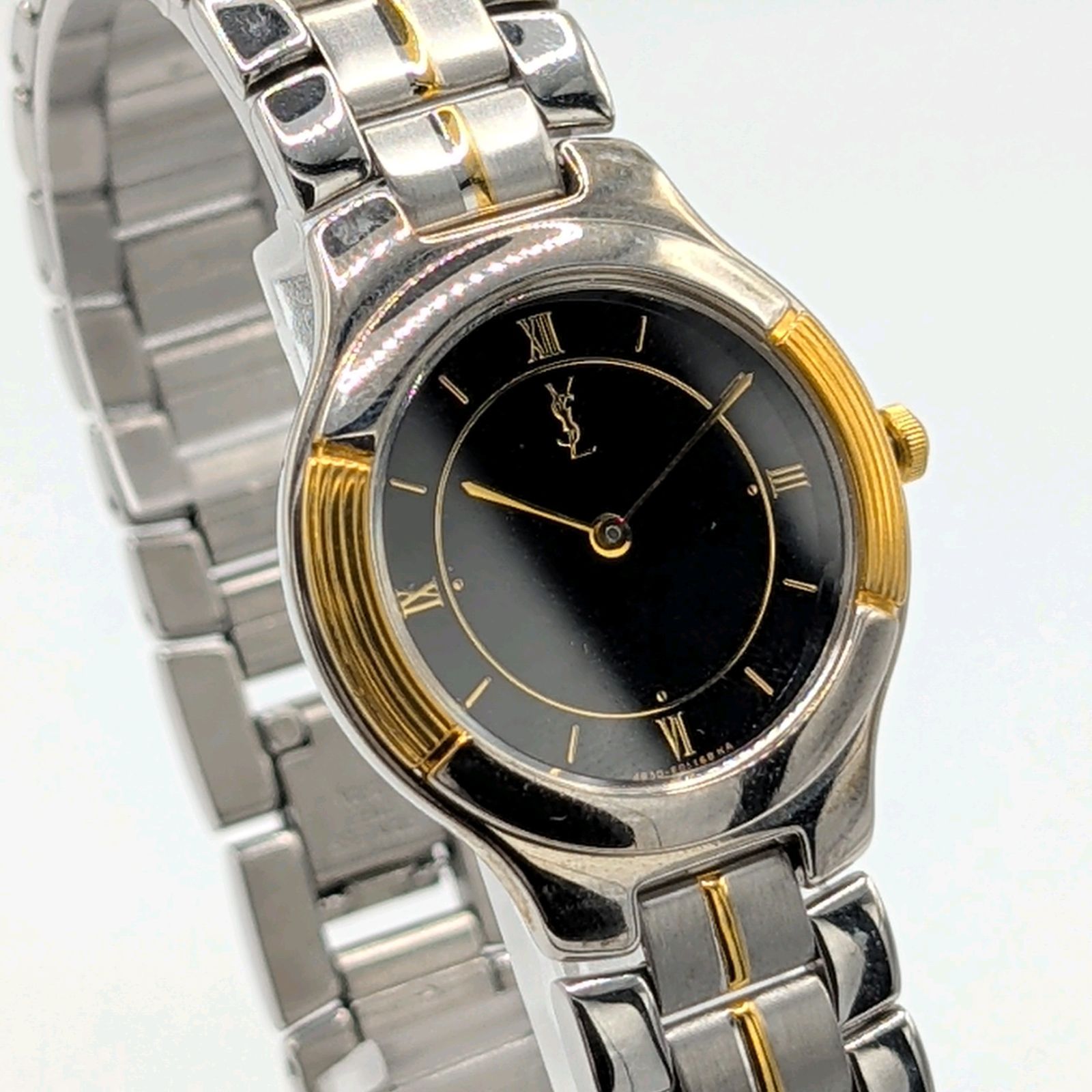 Yves Saint Laurent 4620-E66661 Watch QZ Ladies Gold Y2K 00S
