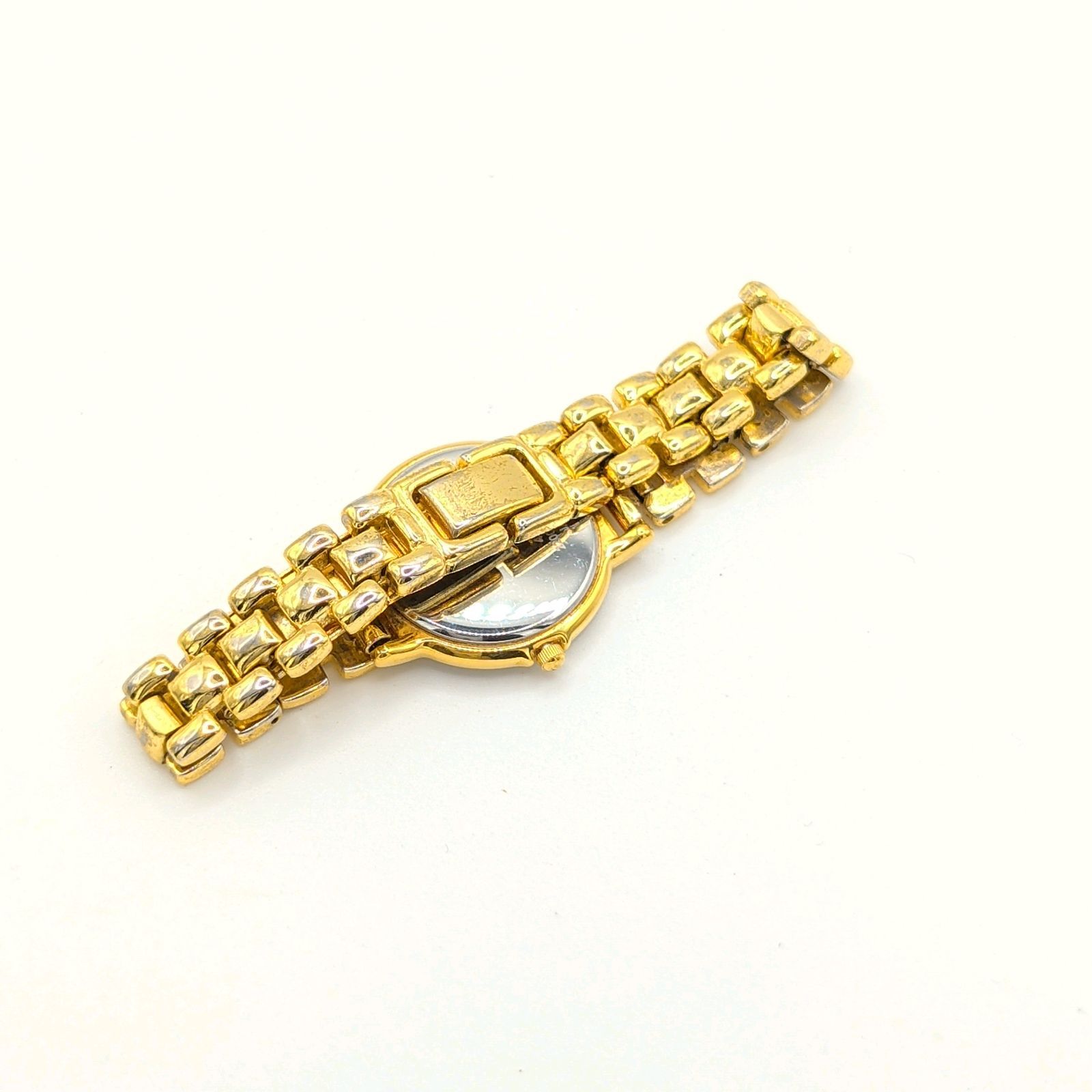 Yves Saint Laurent 2200-228481 Watch QZ Ladies Gold Round Y2K 00S