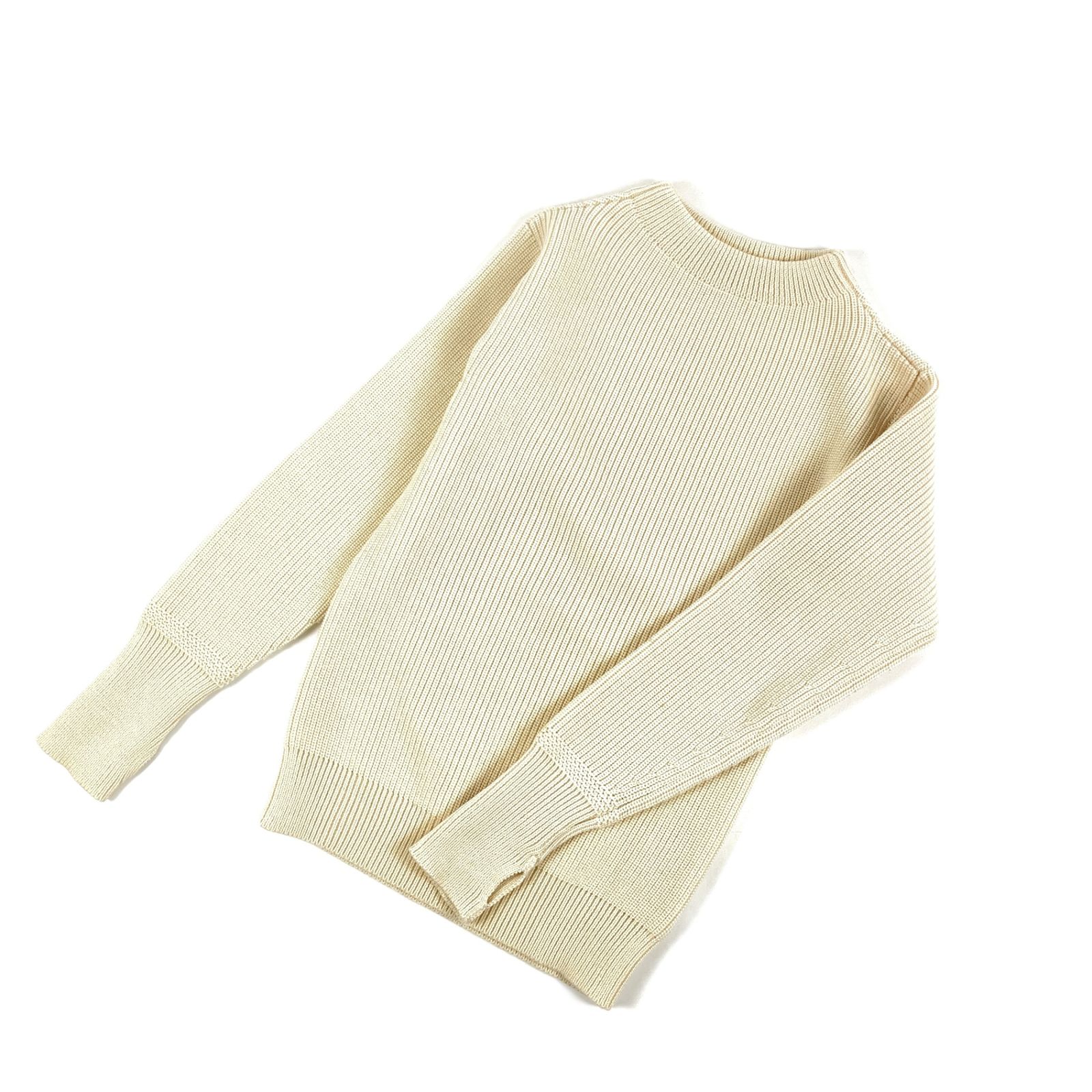 BATONER SIGNATURE CREW NECK KNIT アイボリー3 すてきな様専用