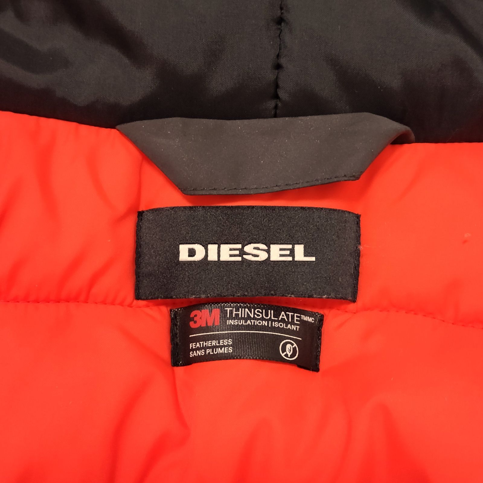美品 DIESEL ディーゼル ジャケット L メンズ グレー 3M THINSULATE 3M 