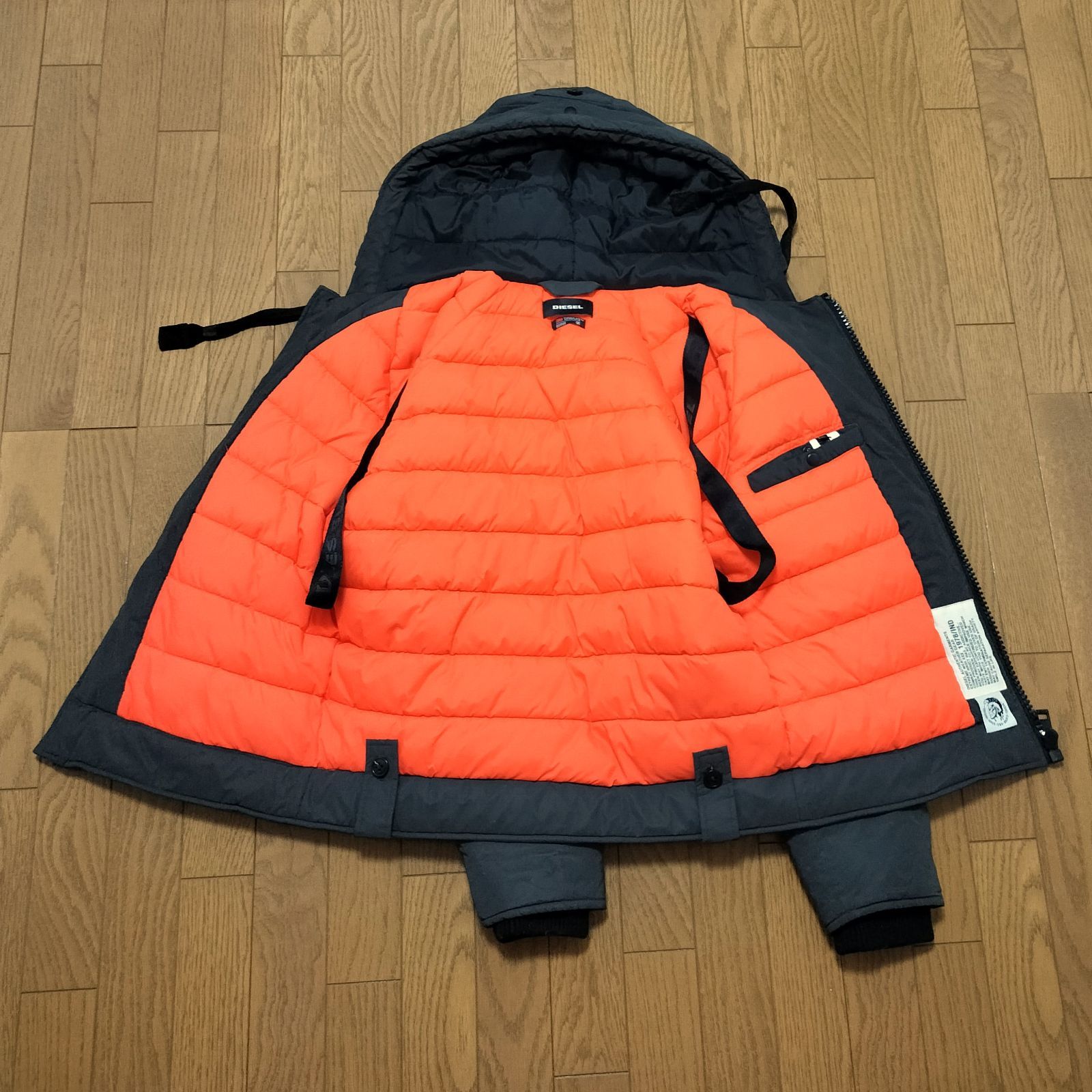 美品 DIESEL ディーゼル ジャケット L メンズ グレー 3M THINSULATE 3M 