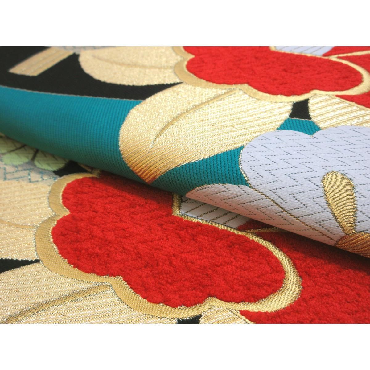 新品未使用！モール小花模様袋帯 新品未使用！モール小花模様袋帯