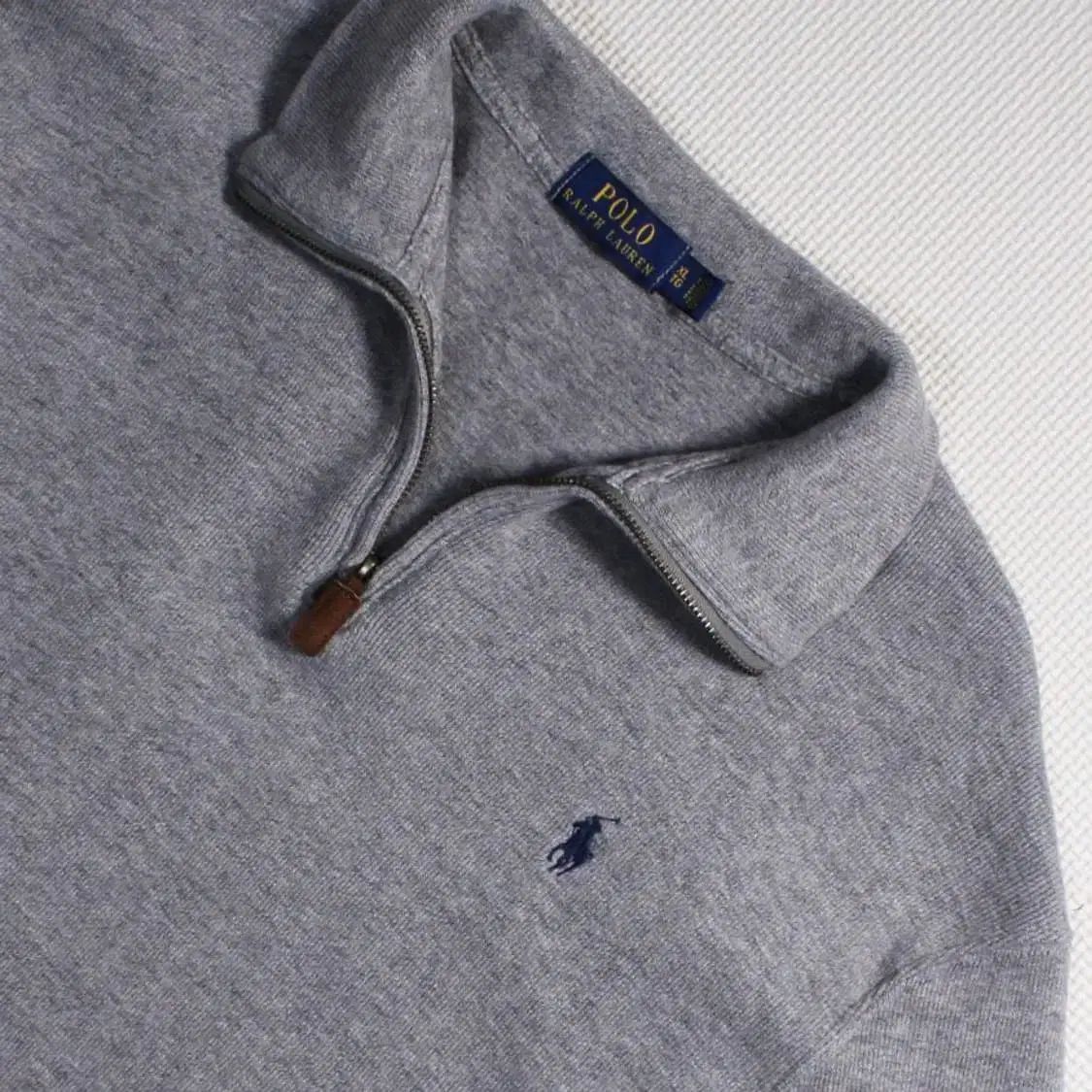 POLO RALPH LAUREN ポロラルフローレン グレー ハーフジップアップ