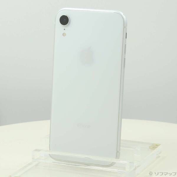 SIMフリー iPhoneXR 64GB ホワイト 新品バッテリ－ ムスビー
