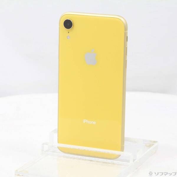 品〕 iPhoneXR 64GB イエロー MT082J／A SIMフリー【258】 【公式通販】