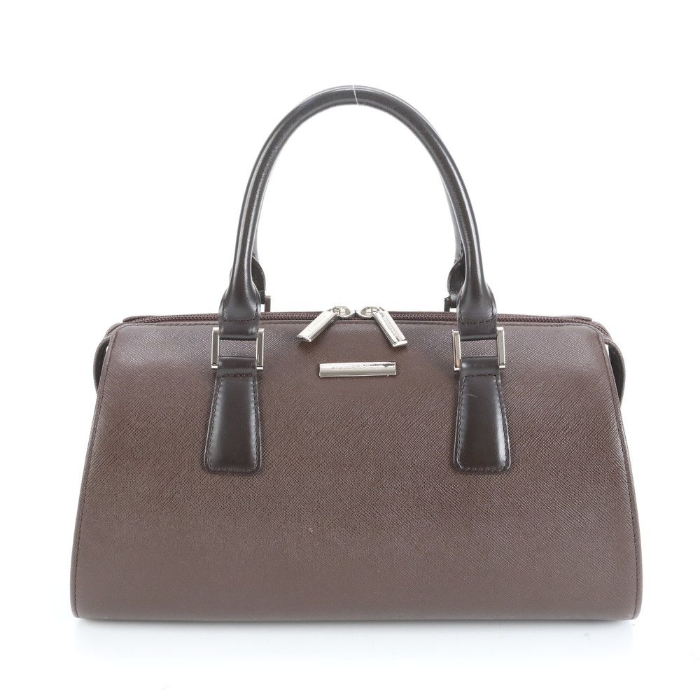 極美品 バーバリー ノバ チェック レザー ハンドバッグ ミニ ボストン