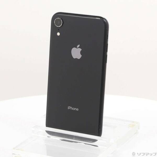 品〕 iPhoneXR 64GB ブラック ショップ MT002J／A SIMフリー【269】