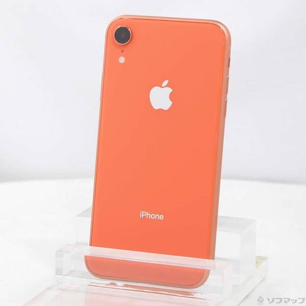 最新 〔品〕 iPhoneXR 64GB コーラル MT0A2J／A SoftBank【262】 中古