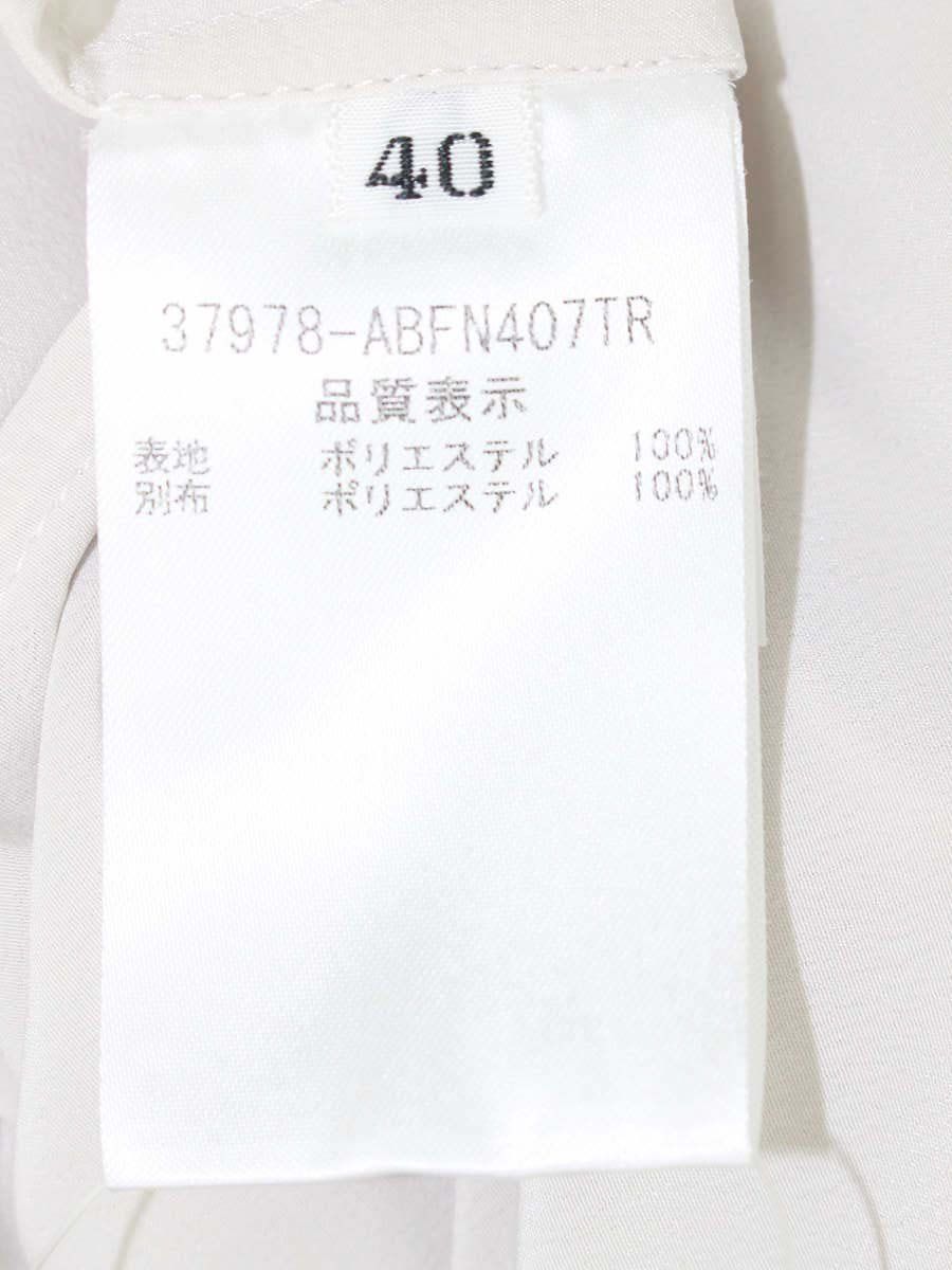  フォクシーブティック Blouse 37978 ブラウス 40 ベージュ 長袖 シャツ ブラウス