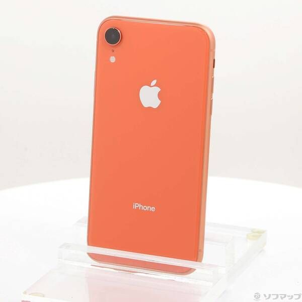 〔品〕 iPhoneXR 64GB コーラル MT0A2J／A SIMフリー【276】
