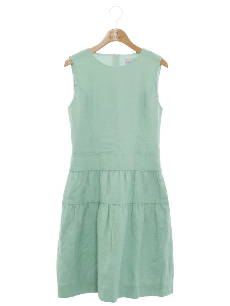 フォクシーブティック antique brun 35561 ワンピース 38 グリーン