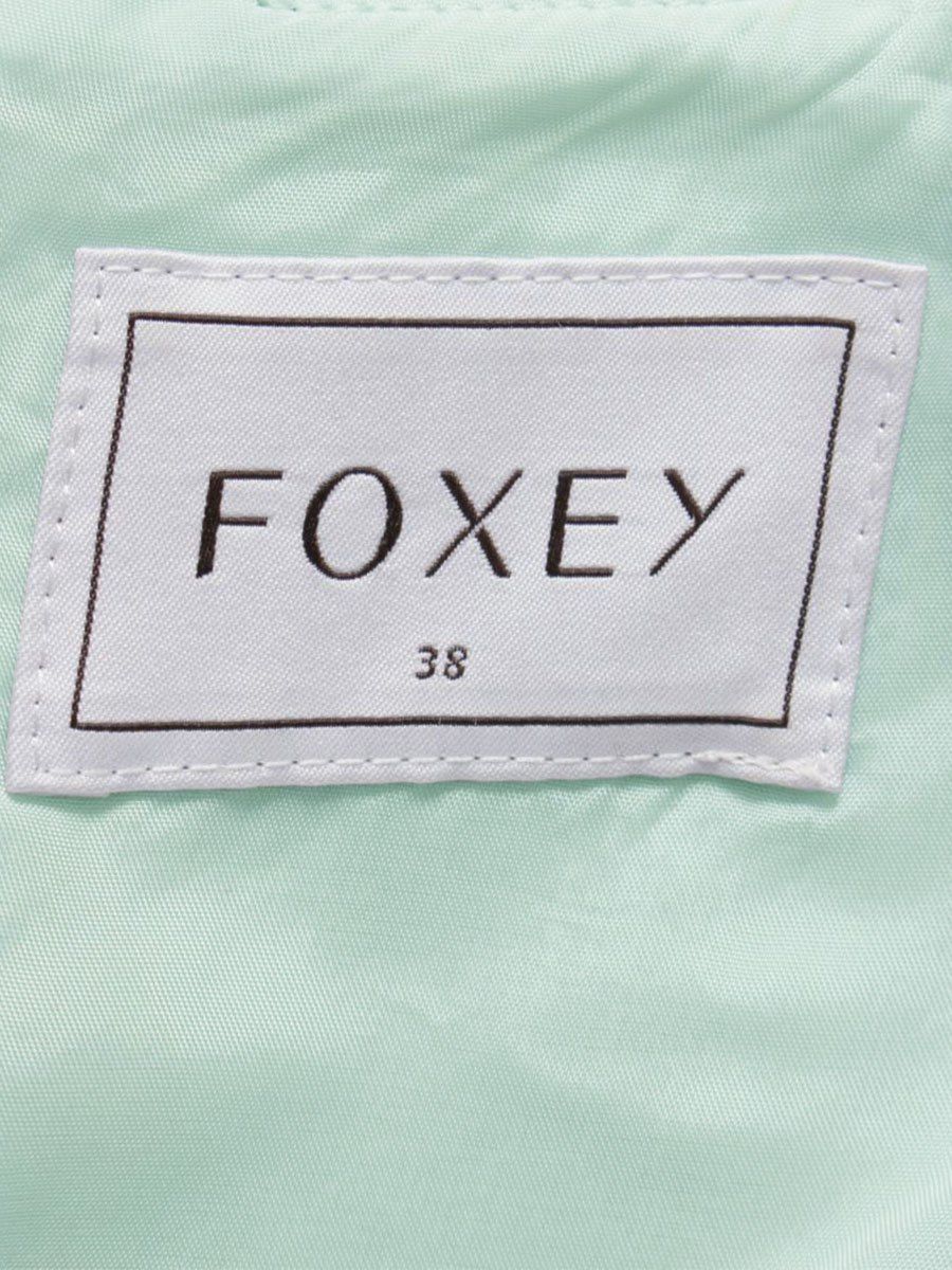  フォクシーブティック antique brun 35561 ワンピース 38 グリーン ノースリーブ ひざ丈ワンピース