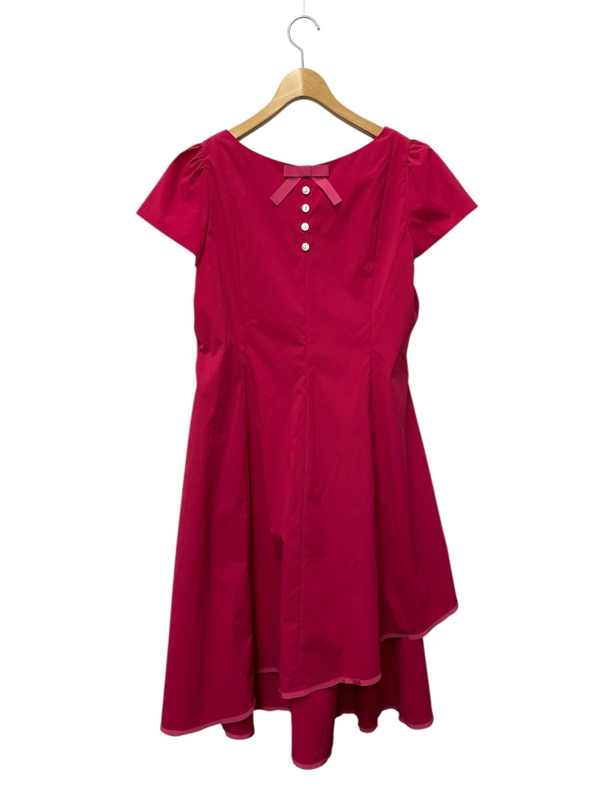 エムズグレイシー アシンメトリーリラックスドレス 111331 ワンピース 42 ピンク