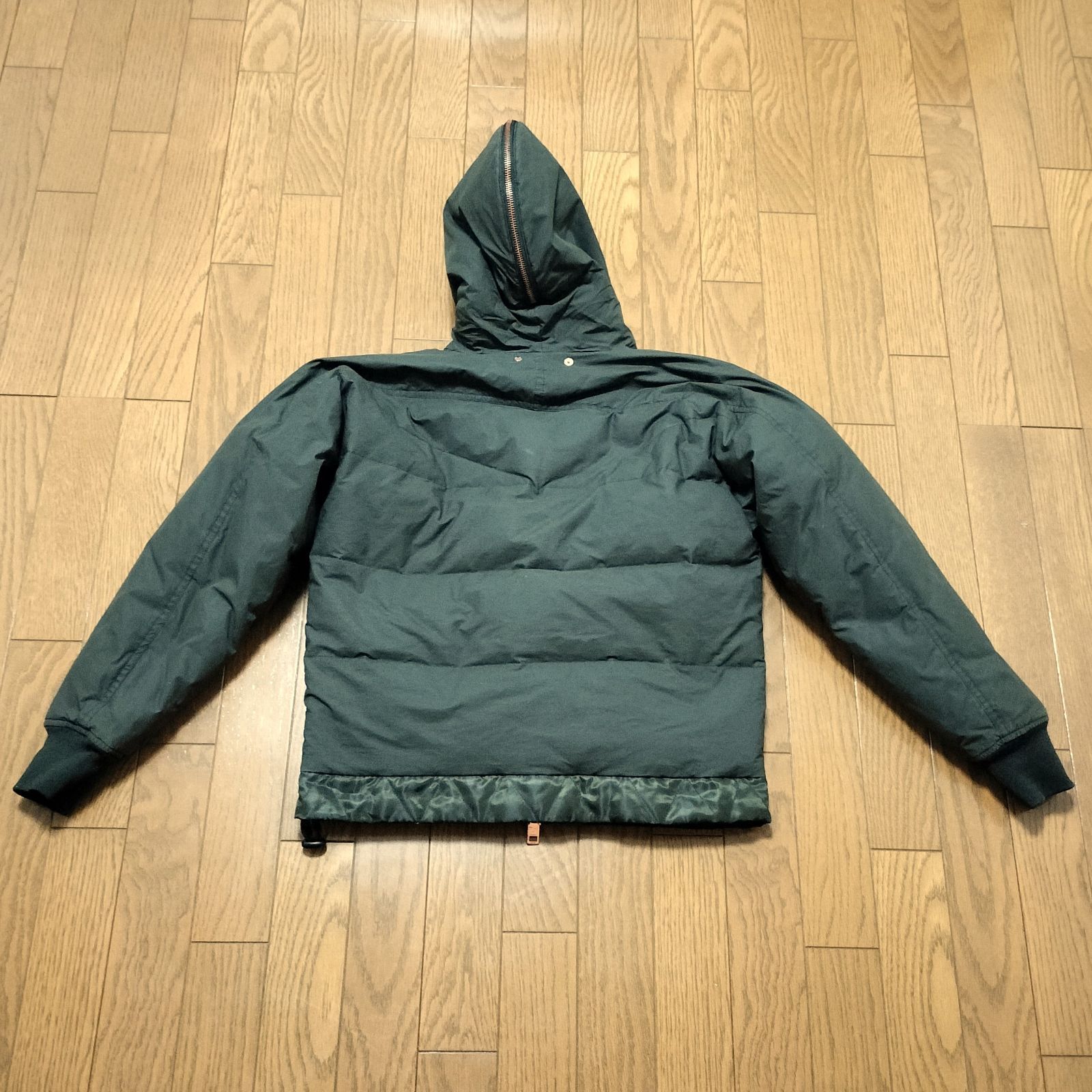 美品 DIESEL ディーゼル ダウンジャケット S メンズ カーキ ダウン 90 