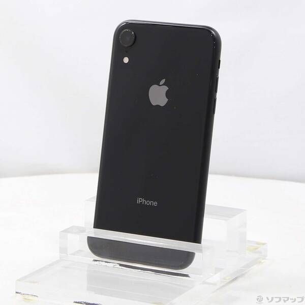 スマートフォン・携帯電話 〔品〕 iPhoneXR 64GB ブラック MT002J／A