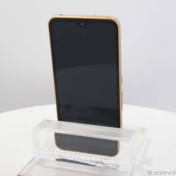 中古品〕 arrows We 64GB ローズゴールド FCG01 au SIMフリー【349