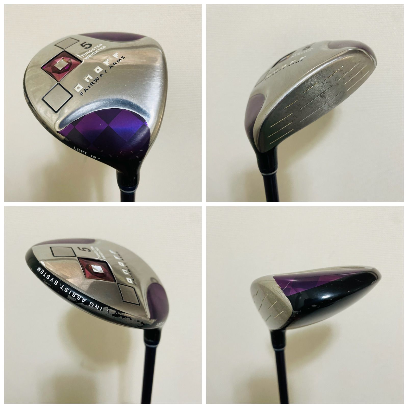 ONOFF オノフ レディース 2014年 2008年 女性用 右利き ゴルフクラブ9