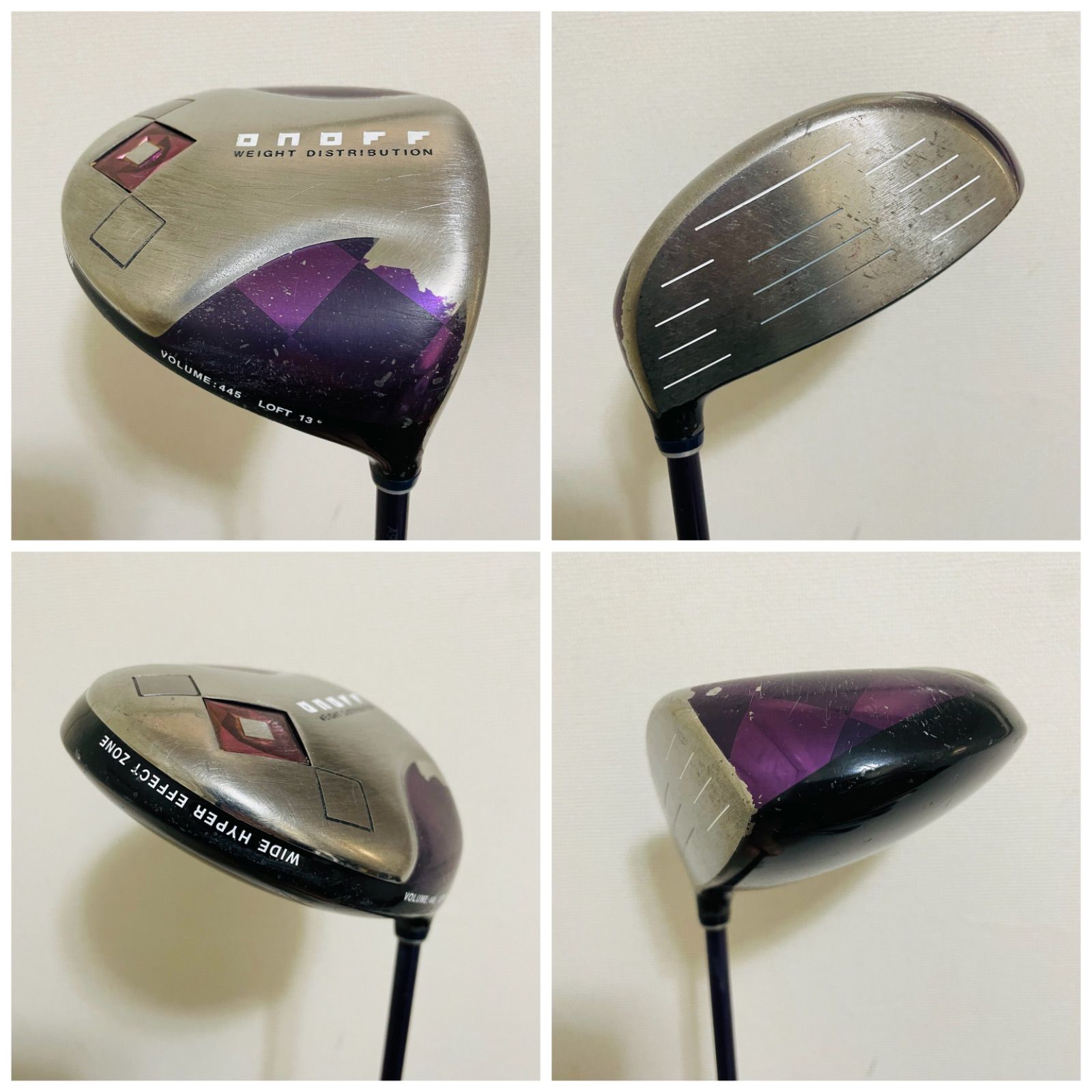 ONOFF オノフ レディース 2014年 2008年 女性用 右利き ゴルフクラブ9