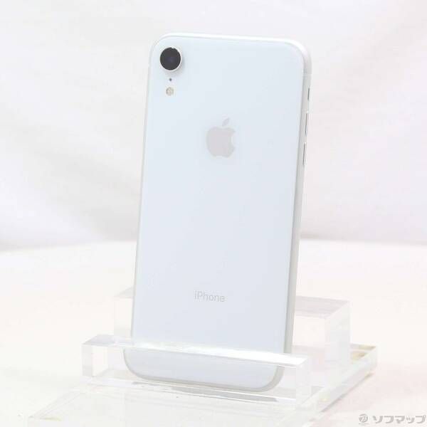 〔品〕 iPhoneXR 64GB ホワイト MT032J／A SIMフリー【344】