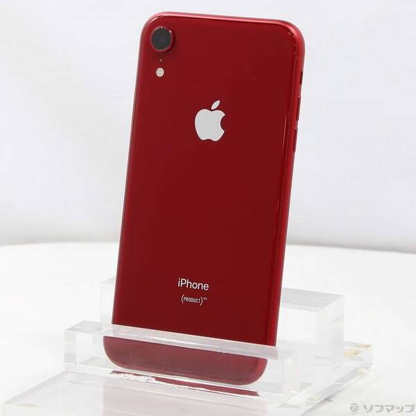 iPhoneXR (PRODUCT) 64GB レッド バッテリー残量80％ ムスビー
