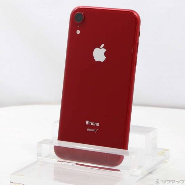 SALE，100%新品 〔中古品〕 iPhoneXR 64GB プロダクトレッド MT062J／A SIMフリー【305】