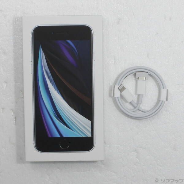 スマートフォン・携帯電話 〔品〕 iPhone SE 第2世代 128GB ホワイト