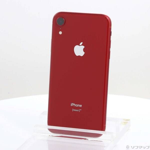 中古品〕 iPhoneXR 128GB プロダクトレッド MT0N2J／A SIMフリー【344