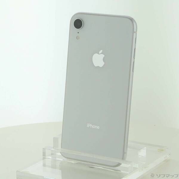 値下】 iPhoneXR ホワイト SIMフリー 128GB バッテリー最大容量86
