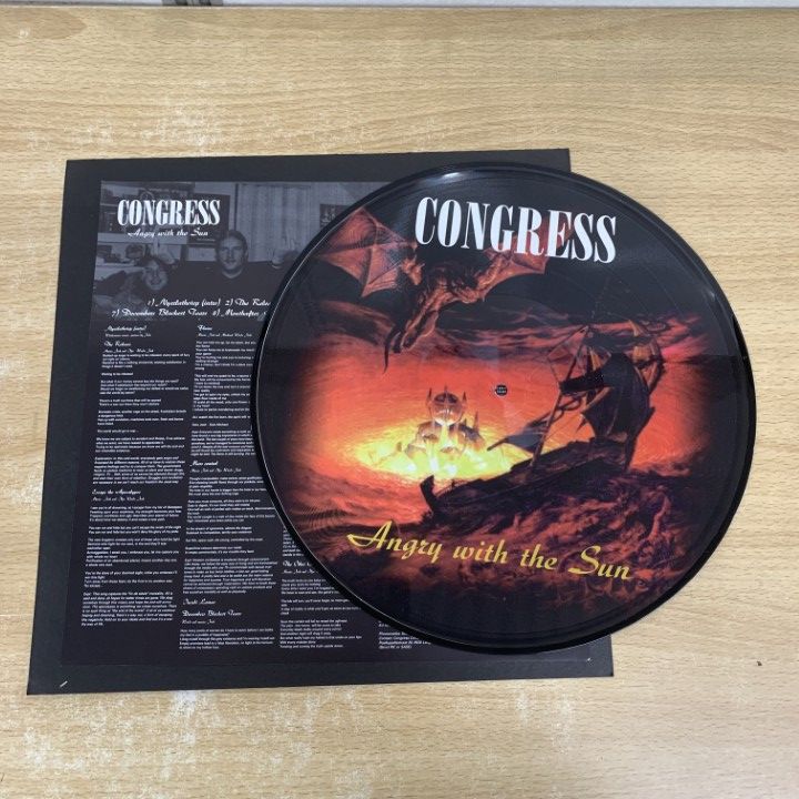 Congress ‎– Angry With The Sun LP レコード △01)【1点限り!】CONGRESS/ANGRY WITH THE SUN/コングレス/LPレコード