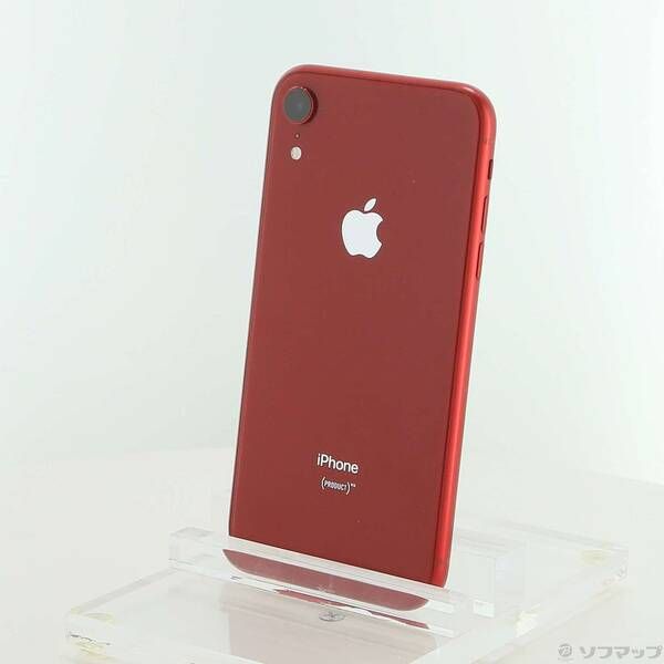 品〕 iPhoneXR 64GB プロダクトレッド MT062J／A SIMフリー【258 