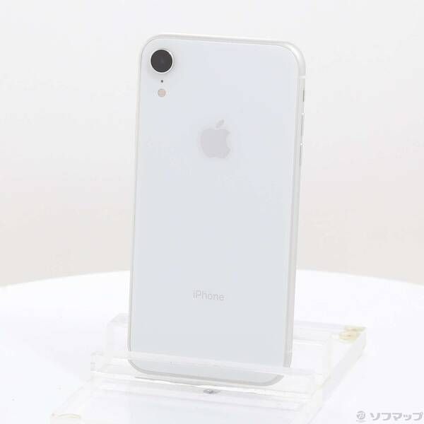 スマートフォン・携帯電話 〔品〕 iPhoneXR 64GB ホワイト MT032J／A