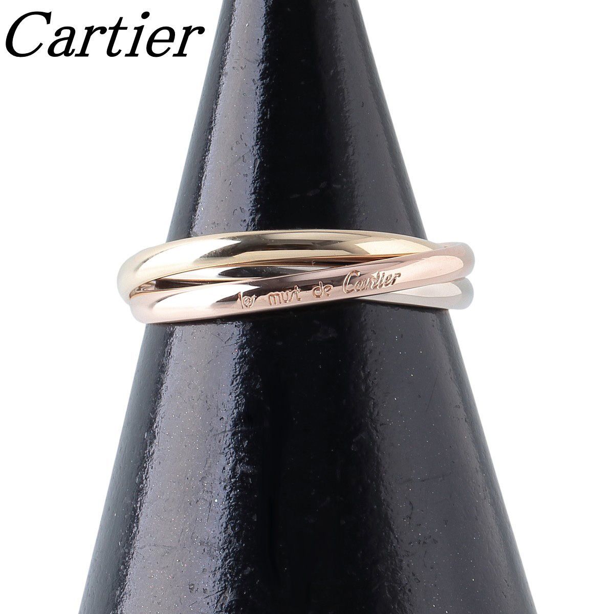 カルティエ トリニティ リング XS #53 750PG/WG/YG スリーカラー 新品