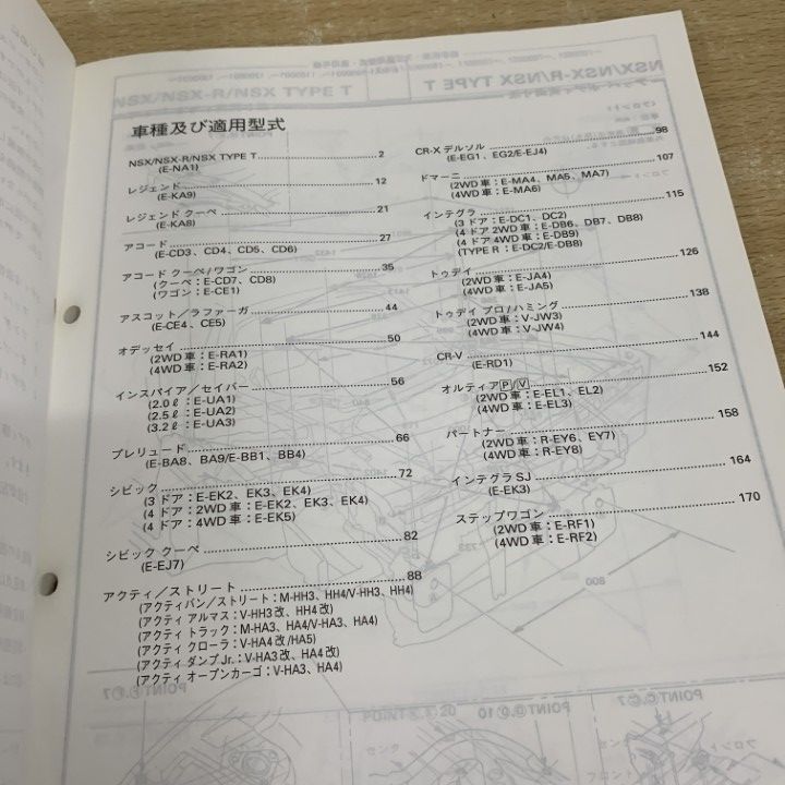 リペアテック　ボディ寸法図集　1993〜1997　まとめ売り ○01)【1点限り!】HONDA サービスマニュアル ボディ寸法図集(96年度版