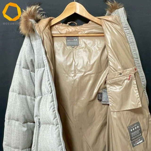 wxc デュベティカ DUVETICA ダウンジャケット 42 グレー系 ダブル