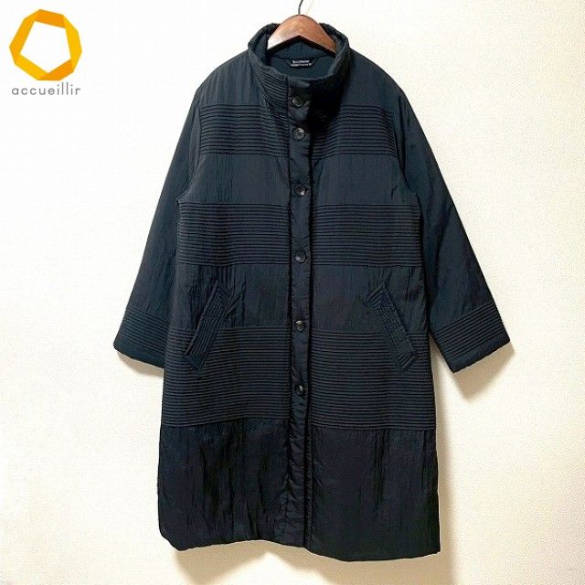 wnc ヤッコマリカルド YACCOMARICARD コート 0 黒 中綿 スタンドカラー