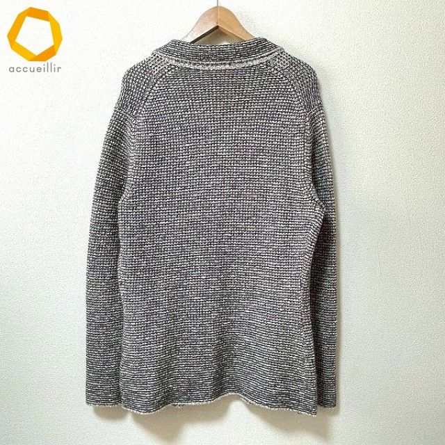 anc クルチアーニ Cruciani ジャケット 50 紺 白 ニット カジュアル イタリア製 メンズ 959374