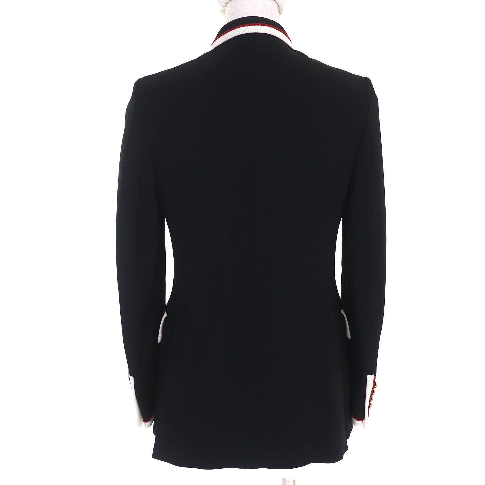 美品△GUCCI グッチ 523859 裏地チェーンベルト柄・シルク100