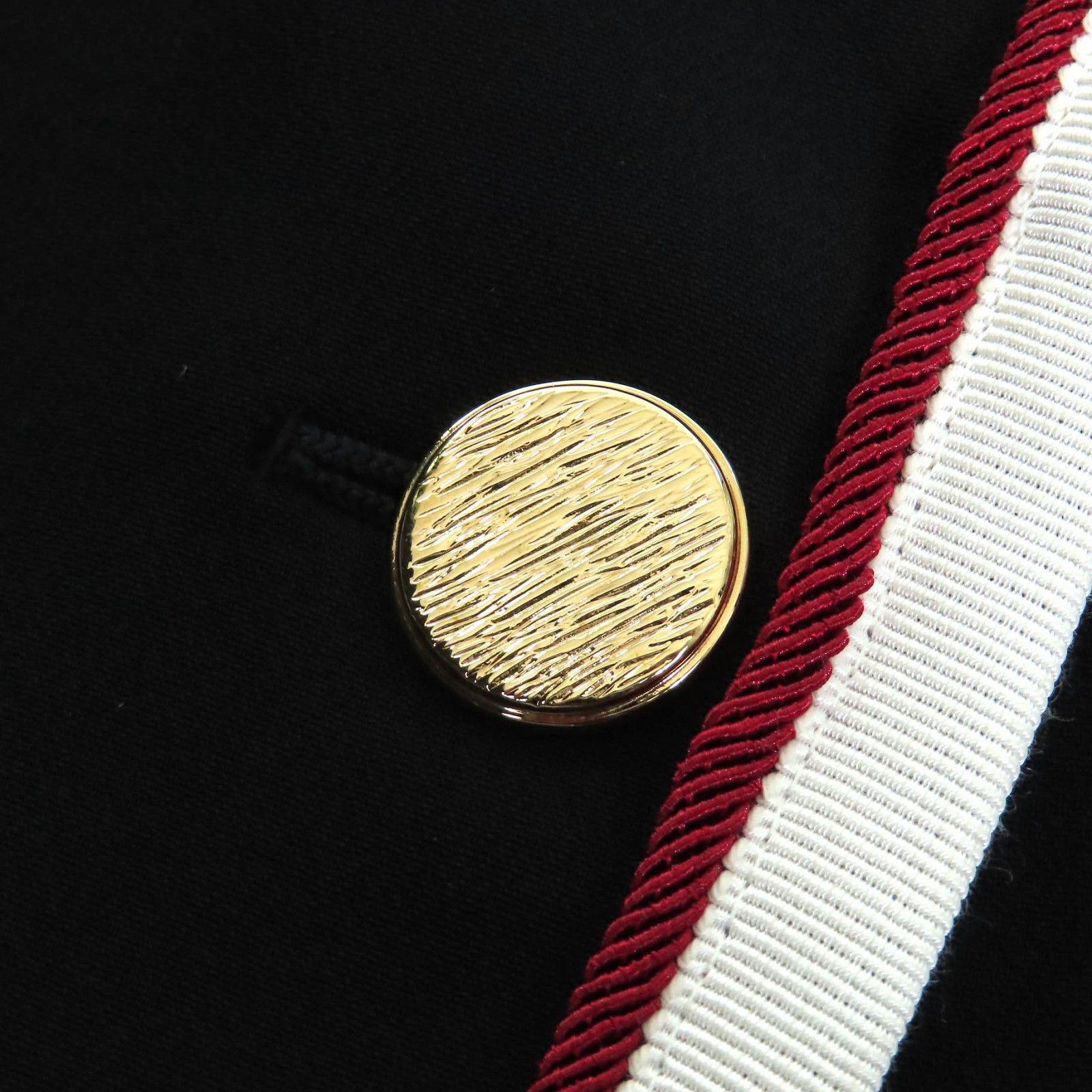 美品△GUCCI グッチ 523859 裏地チェーンベルト柄・シルク100