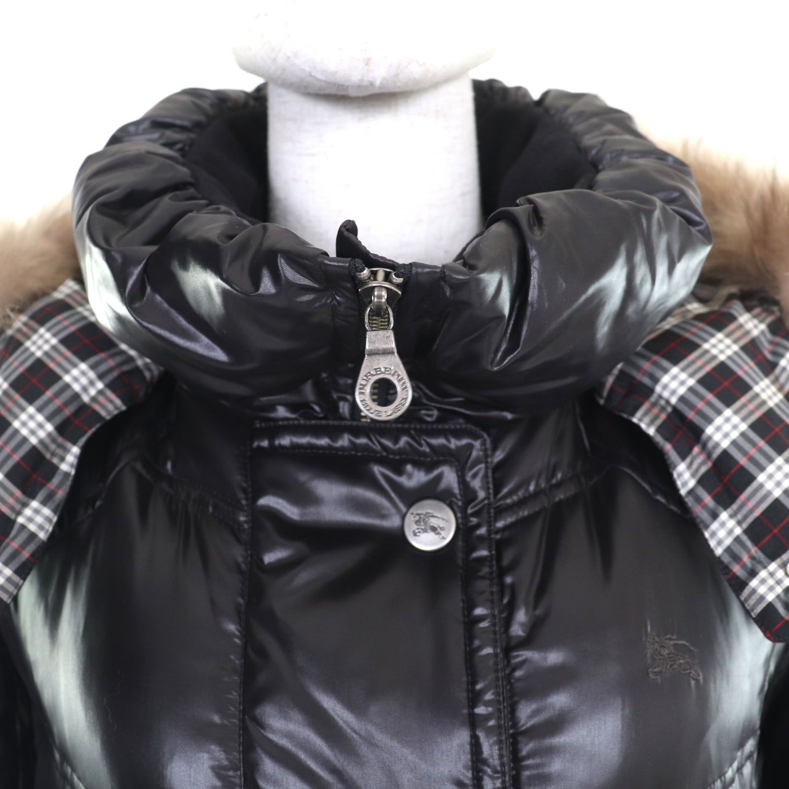 美品◇BURBERRY BLUE LABEL バーバリーブルーレーベル 裏地チェック